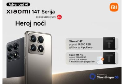 Xiaomi 14T i Xiaomi 14T Pro u Pretprodaji + Pokloni