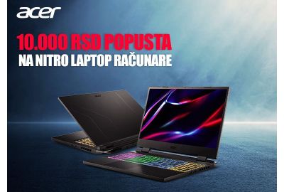 Super ušteda uz Acer Nitro laptop računare