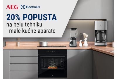 20% popusta na Electrolux i AEG belu tehniku i male kućne aparate