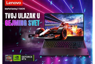 Pobeda je u tvojim rukama uz Lenovo IdeaPad Gaming 3 laptop računare