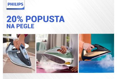 20% popusta na Philips pegle