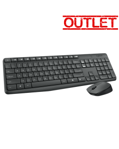 LOGITECH Bežična tastatura i miš MK235 YU-SRB (Crna) OUTLETSo cheap