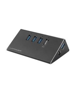 LC POWER USB 3.0 Hub 3+1-port - LC-HUB-ALU-2B-4So cheap