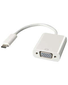 FAST ASIA adapter-konverter USB C 3.1 na VGA (m/ž) (Beli),So cheap