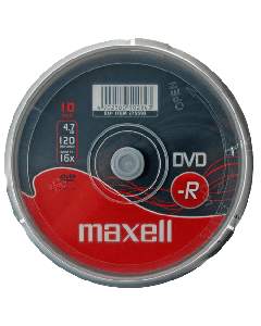 MAXELL DVD-R 4.7GB 1/10 - MDDVD-R16XSHSo cheap