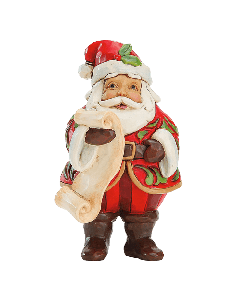 JIM SHORE Mini Santa with List Heartwood Creek - 6001495So cheap