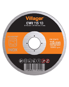 VILLAGER CWI 115 10 Rezna ploča za inoksSo cheap