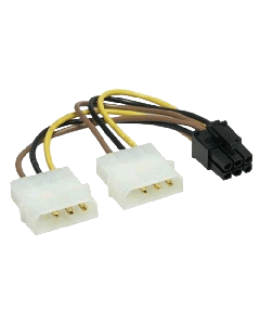 LINKOM Adapter za napajanje VGA – 6 pina 2 x molexSo cheap