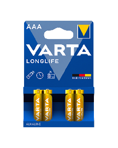 VARTA Alkalna baterija Longlife 4 x AAASo cheap