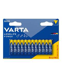 VARTA Alkalne baterije LR03 8+4 AAASo cheap