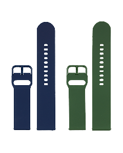 JUST IN CASE Zamenske narukvice 2u1 za pametne satove 22mm Blue-GreenSo cheap