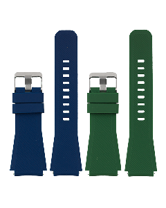 JUST IN CASE Zamenske narukvice 2u1 za pametne satove 22mm Blue-GreenSo cheap