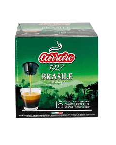 CAFFE CARRARO S.P.A PURO ARABICA SINGLE Origin Brasile Dolce gusto Kapsula So cheap