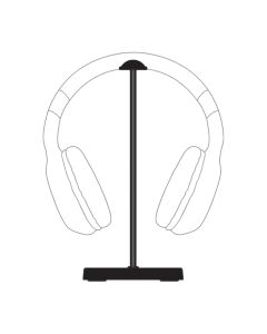 ARMAGGEDDON HPX-100 Black Držač za slušaliceSo cheap