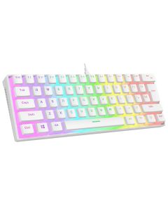 RAMPAGE RADIANT K11 Blue Switch US White Gaming tastaturaSo cheap