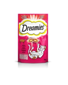 DREAMIES Pockets Govedina 60g Dodatna hrana za mačkeSo cheap