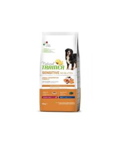 TRAINER NATURAL Sensitive No Gluten sa lososom za odrasle pse srednjih i velikih rasa 12kgSo cheap