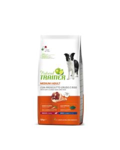 TRAINER NATURAL Medium Adult sa šunkom i pirinčem 12kg Hrana za pseSo cheap