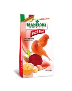 MANITOBA Paté Red 400 g Jajčana hrana za uzgoj crvenih kanarinacaSo cheap