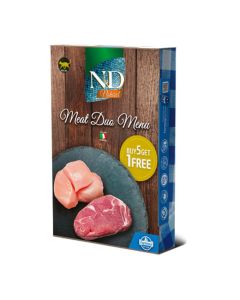 N&D CAN Cat Natural Meat Duo Menu 6 komada Hrana za mačkeSo cheap