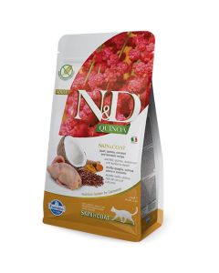 N&D QUINOA Cat Skin Coat Quail and Coconut 5 kg Hrana za mačkeSo cheap