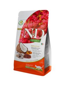 N&D QUINOA Cat Skin and Coat Herring Coconut 300 g Hrana za mačkeSo cheap