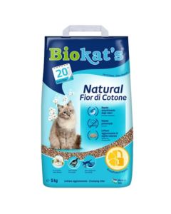 BIOKAT'S Natural Cotton Blossom Posip za mačke 5 kgSo cheap