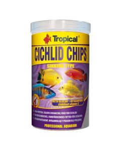 TROPICAL Cichlid Chips 130 g Hrana za srednje i velike ciklideSo cheap