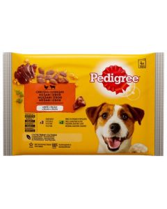 PEDIGREE Multipack Piletina i jagnjetina 4 x 100 g Hrana za odrasle pseSo cheap