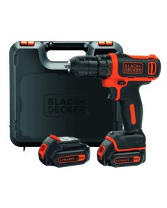 BLACK & DECKER BDCDD12KB Akumulatorska bušilica-odvrtač + 2 x baterija 1.5 Ah + koferSo cheap