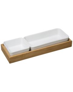 SECRET DE GOURMET Bamboo Box Aperitif Set od 3 delaSo cheap