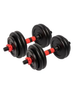 GORILLA SPORTS Set od 2 podesive bučice (20 kg)So cheap