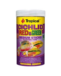 TROPICAL Cichlid Red & Green Medium Sticks Hrana za ciklide srednje veličine 1000 ml/360 gSo cheap