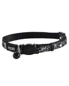 ROGZ Silkycat 11mm Safelock Collar 20-31 cm Ogrlica za mačke BlackSo cheap