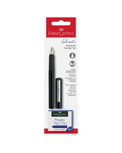 FABER CASTELL Polyblister 149809 Nalivpero + patroni CrniSo cheap