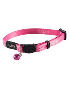 ROGZ Cat Collar Pink Hearts Kitten Ogrlica za mačke RozeSo cheap