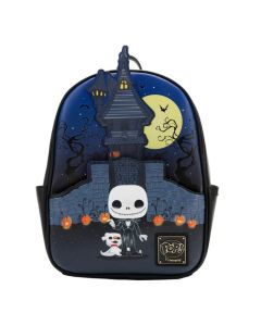 LOUNGEFLY Disney Nightmare Before Christmas Jack Skellington House Mini ranacSo cheap