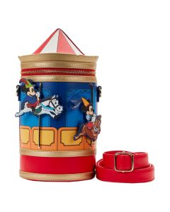 LOUNGEFLY Disney Brave Little Tailor Mickey Minnie Carousel Crossbody TorbaSo cheap