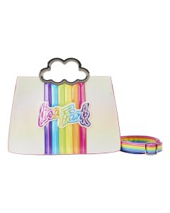 LOUNGEFLY Lisa Frank Rainbow Cloud Handle Chain Strapbody TorbaSo cheap